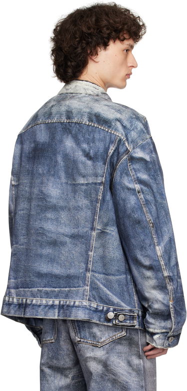 Bunda Junya Watanabe Junya Watanabe Levi's Edition Cotton Twill Inkjet Print Jacket Modrá | WO-J911-100, 2