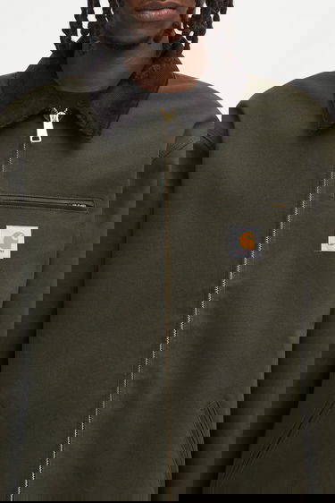 Bunda Carhartt WIP Detroit Workwear Jacket with Corduroy Collar Zelené | I015264.3CM01, 3