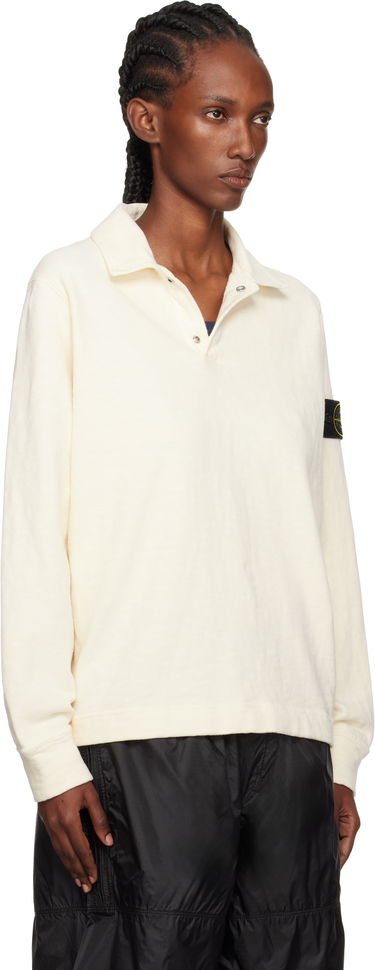 Polo tričko Stone Island Stone Island Brushed Cotton Jersey Polo Biela | K2S15 6100054 S0238, 1