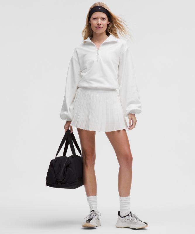 Mikina lululemon Terry Cotton Tennis 1/2 Zip Top Biela | prod20002823, 1