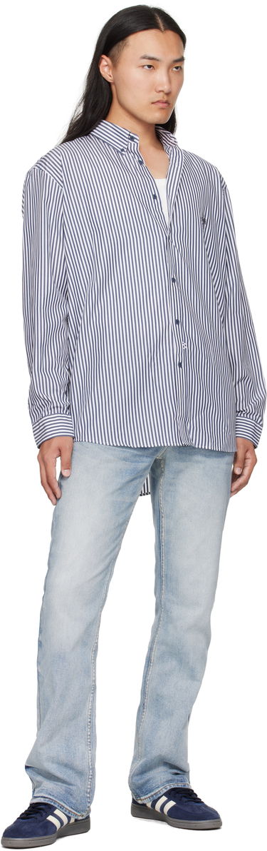 Košeľa Ksubi Ksubi KSignature Long Sleeve Shirt Modrá | MFA25SH020, 3