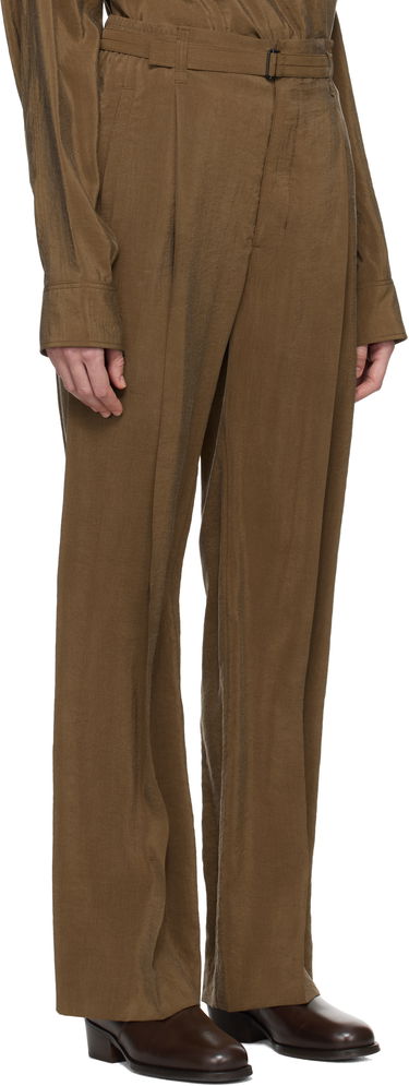 Nohavice LEMAIRE Lemaire Relaxed Belted Trousers Čierna | PA1134 LF1308, 4