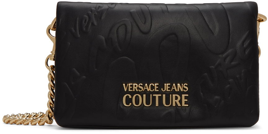 Jeans Couture Mini Embossed Logo Bag