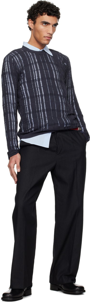 Sveter OUR LEGACY Our Legacy Formal Roundneck Sweater Navy | M2253FW, 3