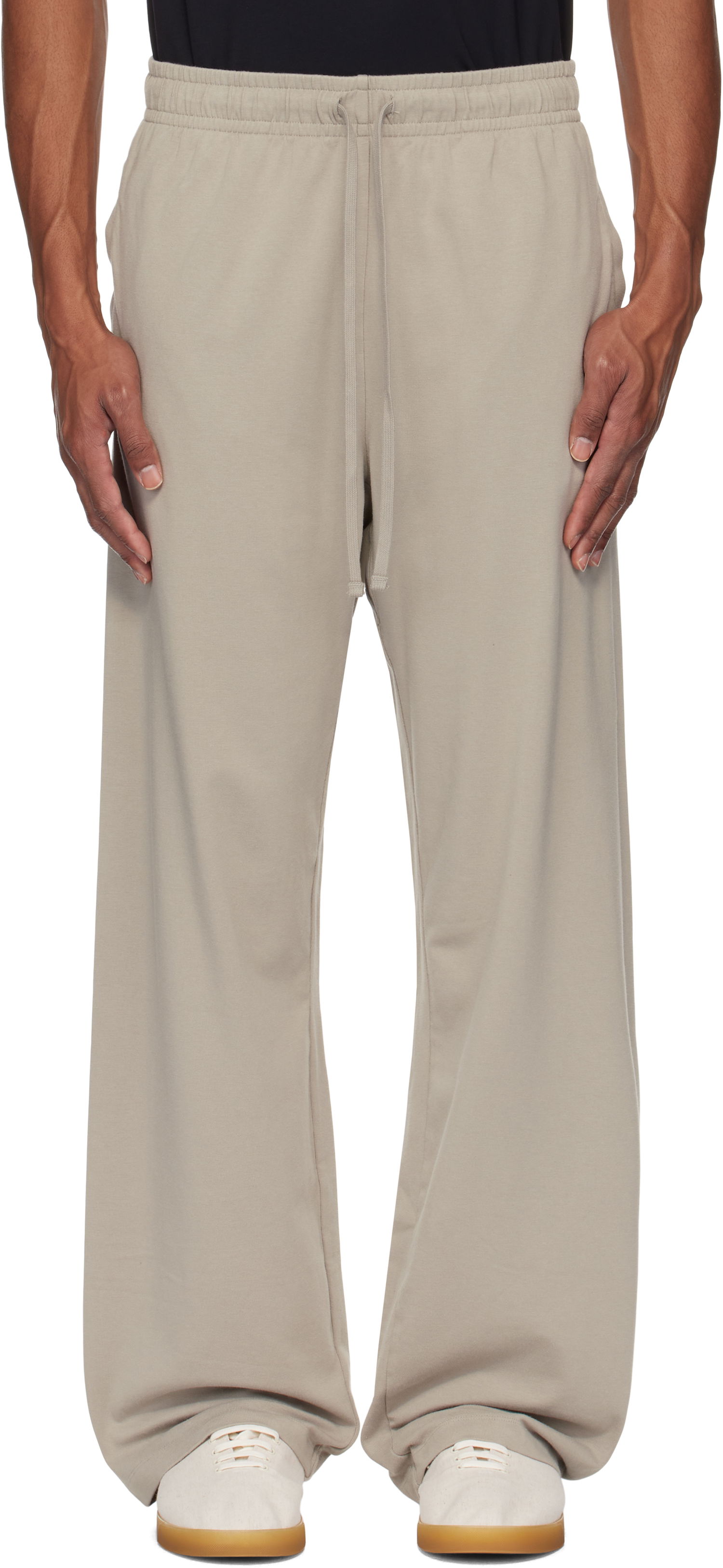Tepláky SKIMS SKIMS Lounge Relaxed Straight Leg Sweatpants Šedá | BO-STR-5324M, 0
