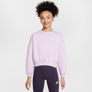 Mikina Nike Sportswear Club Fleece Crewneck Sweatshirt Fialová | FZ9244-537, 2