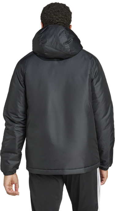 Bunda adidas Originals Essentials 3-Stripes Hooded Jacket Čierna | jd1032, 2