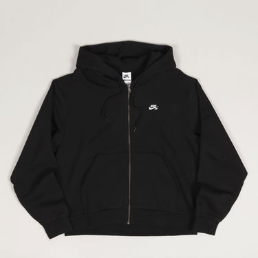 Mikina Nike SB Essential Logo Zip Hoodie Čierna | FV8796-010, 0