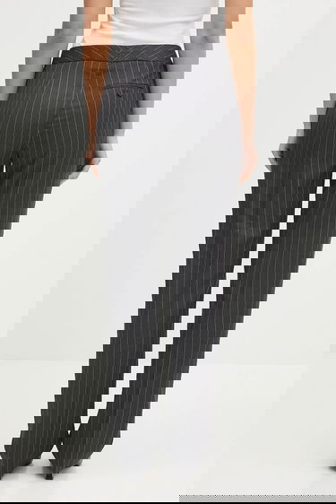 Nohavice JW Anderson JW Anderson Straight Leg Tailored High Waist Wool Trousers Šedá | TR0400.PG1695.945, 2