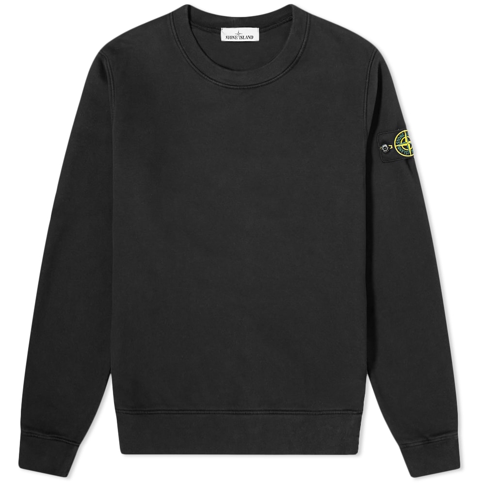 Sveter Stone Island Garment Dyed Crewneck Čierna | 751563020-V0029, 0