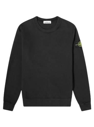 Sveter Stone Island Garment Dyed Crewneck Čierna | 751563020-V0029
