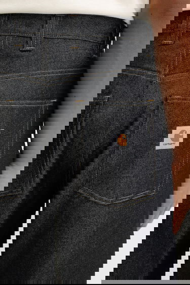 Džínsy Carhartt WIP Brandon Pant Dark Wash Wide-Leg Jeans Čierna | I035893.101, 3