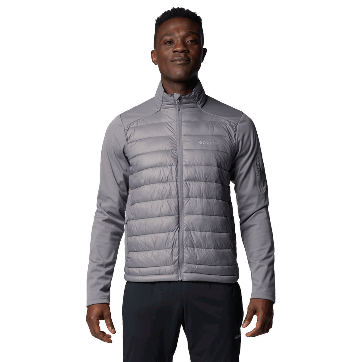 Prešívaná bunda Columbia Tech™ Hybrid Softshell Šedá | 2090384023, 0