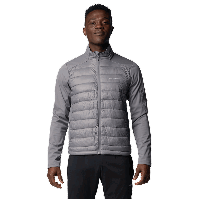 Prešívaná bunda Columbia Tech™ Hybrid Softshell Šedá | 2090384023