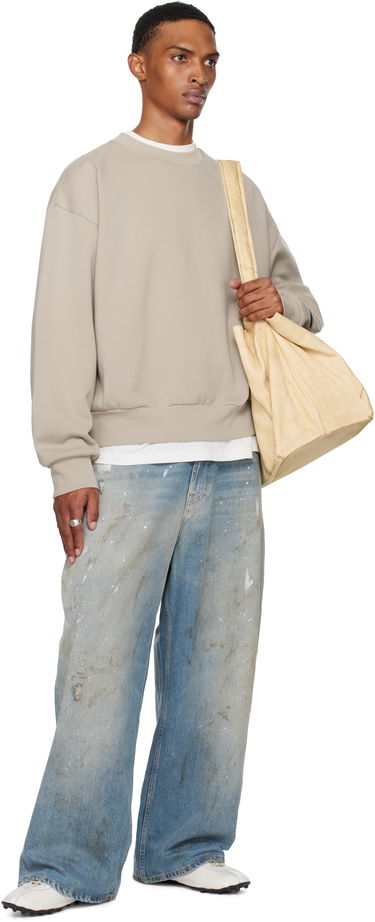 Mikina Fear of God ESSENTIALS Fleece Crewneck Sweatshirt Béžová | 192SP252041F, 3