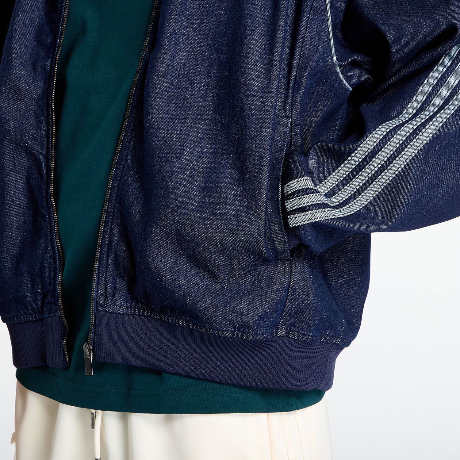 Bunda adidas Originals SST Adicolor Loose Denim Jacket Navy | JX6461, 1