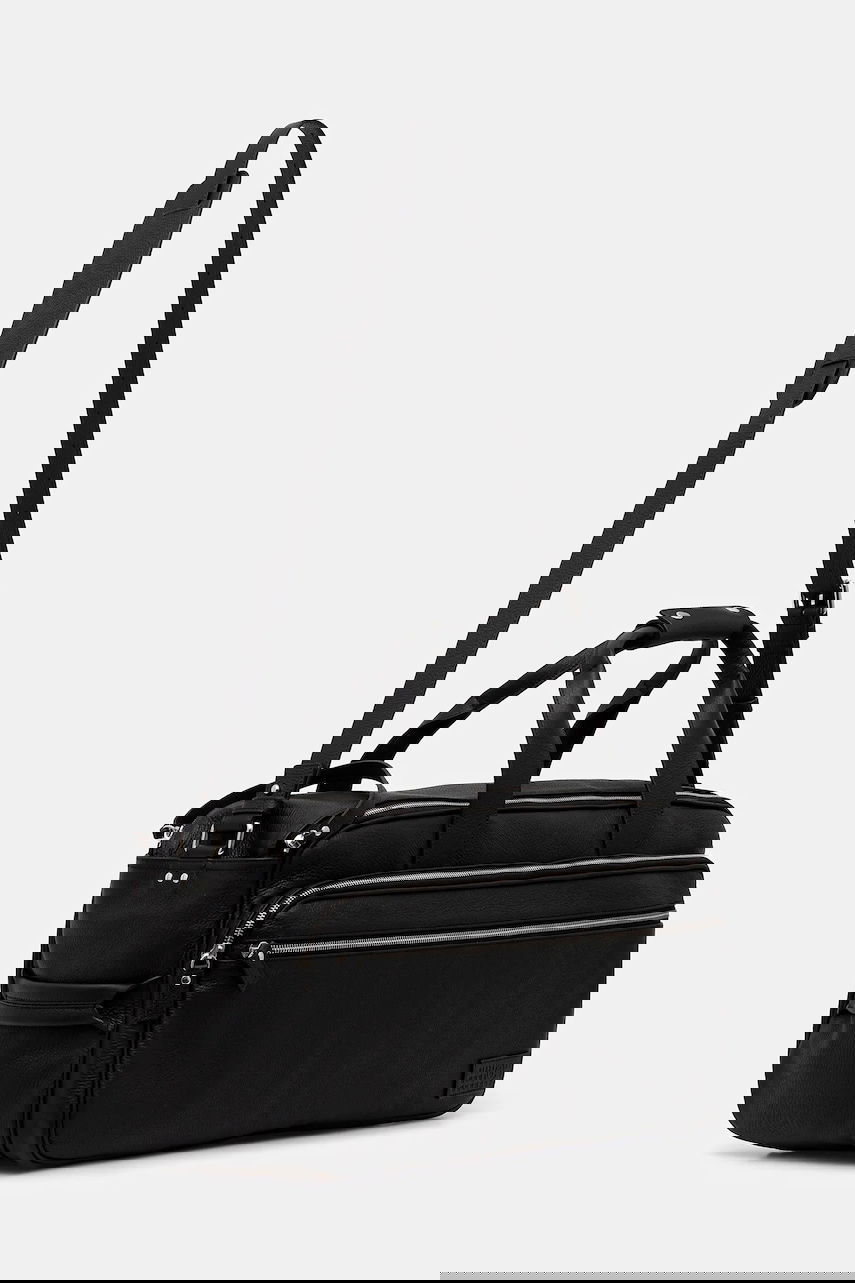 Cestovná taška Maison Margiela MM6 Maison Margiela Leather Duffel Bag Čierna | SB6WI0006.P8326.T8013, 1