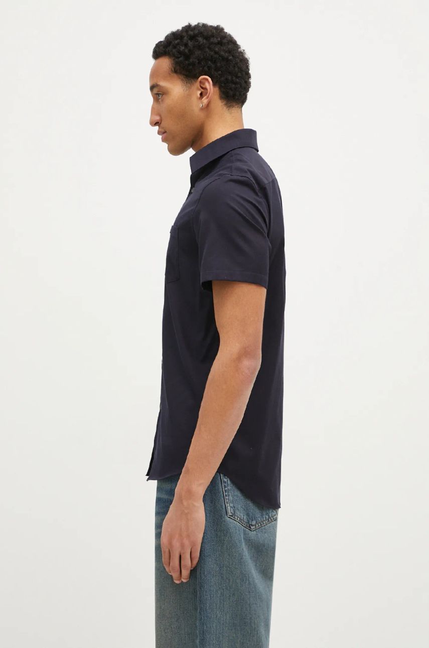 Košeľa Lacoste Navy Blue Regular Fit Shirt Modrá | CH8528, 1