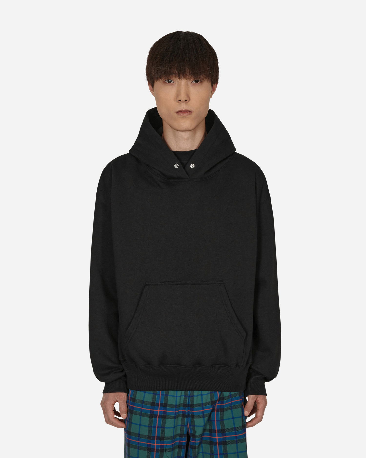 Mikina The Salvages Snap OS Hooded Sweatshirt Čierna | SS220320 003, 1