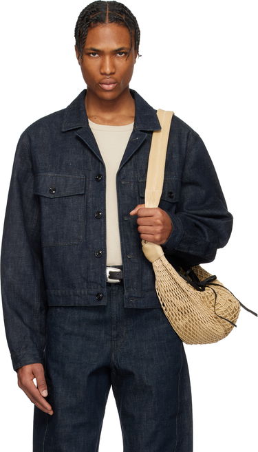 Taška cez rameno LEMAIRE Lemaire Trucker Denim Jacket Béžová | OW1142 LD068, 0