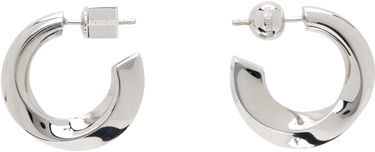 Náušnice Jacquemus 'The Tourni hoop' Twisted Earrings Metalická | 25HJWW00770AOT4052, 0