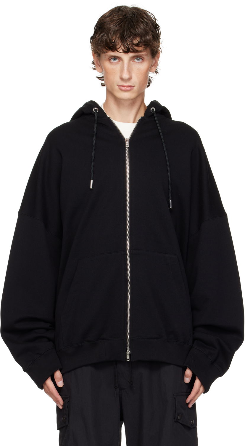 Mikina Mastermind WORLD Oversize Full-Zip Hoodie Čierna | MW24S13-SW022-001