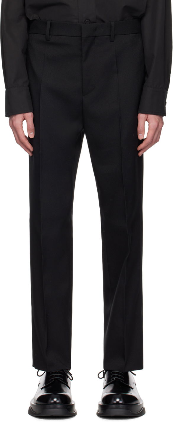 Nohavice Jil Sander Black Tailored Trousers Čierna | J22KA0107_J70001