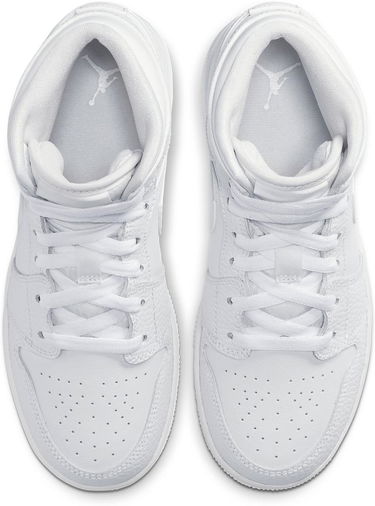 Tenisky a topánky Jordan Air Jordan 1 Mid GS Biela | 554725-130, 3
