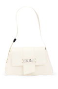 HUGO Faux-Leather Shoulder Bag with Logo Hardware