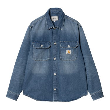 Košeľa Carhartt WIP Harvey Shirt Modrá | I033346_01_4L, 5