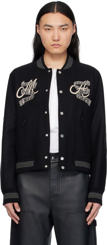 Bomber bunda AMIRI AMIRI 'Hollywood Music Club' Wool Bomber Jacket Čierna | AMOUBB1039, 0