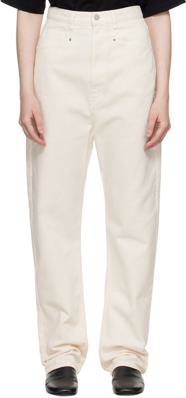 Džínsy LEMAIRE Lemaire Dropped Crotch Jeans Biela | PA1199 LD1034, 0