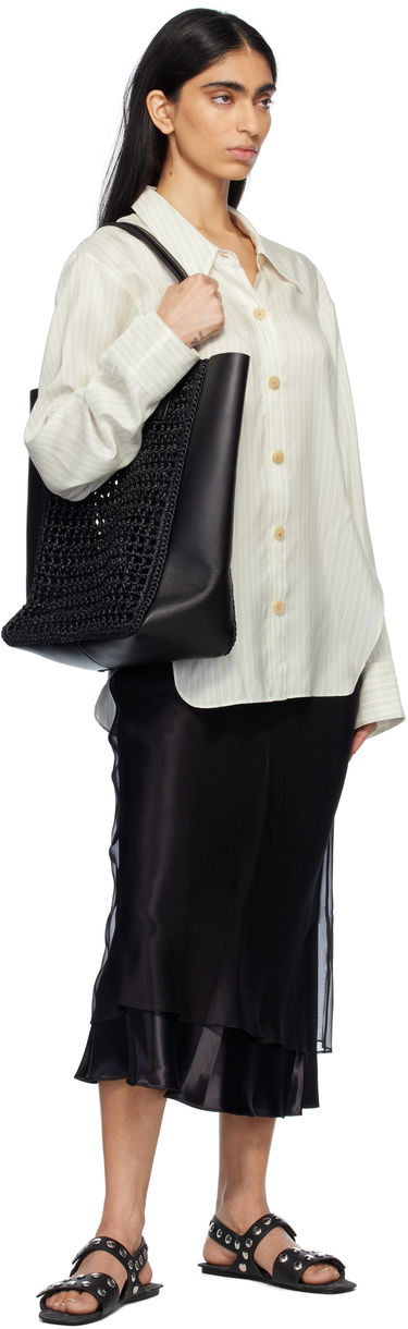 Tote bag Khaite KHAITE Zoe Crochet Tote Čierna | H1038-725, 3