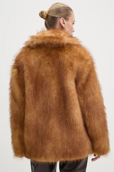 Kabáty STAND STUDIO Stand Studio Janice Faux Fur Jacket Hnedá | 61239.9156, 2
