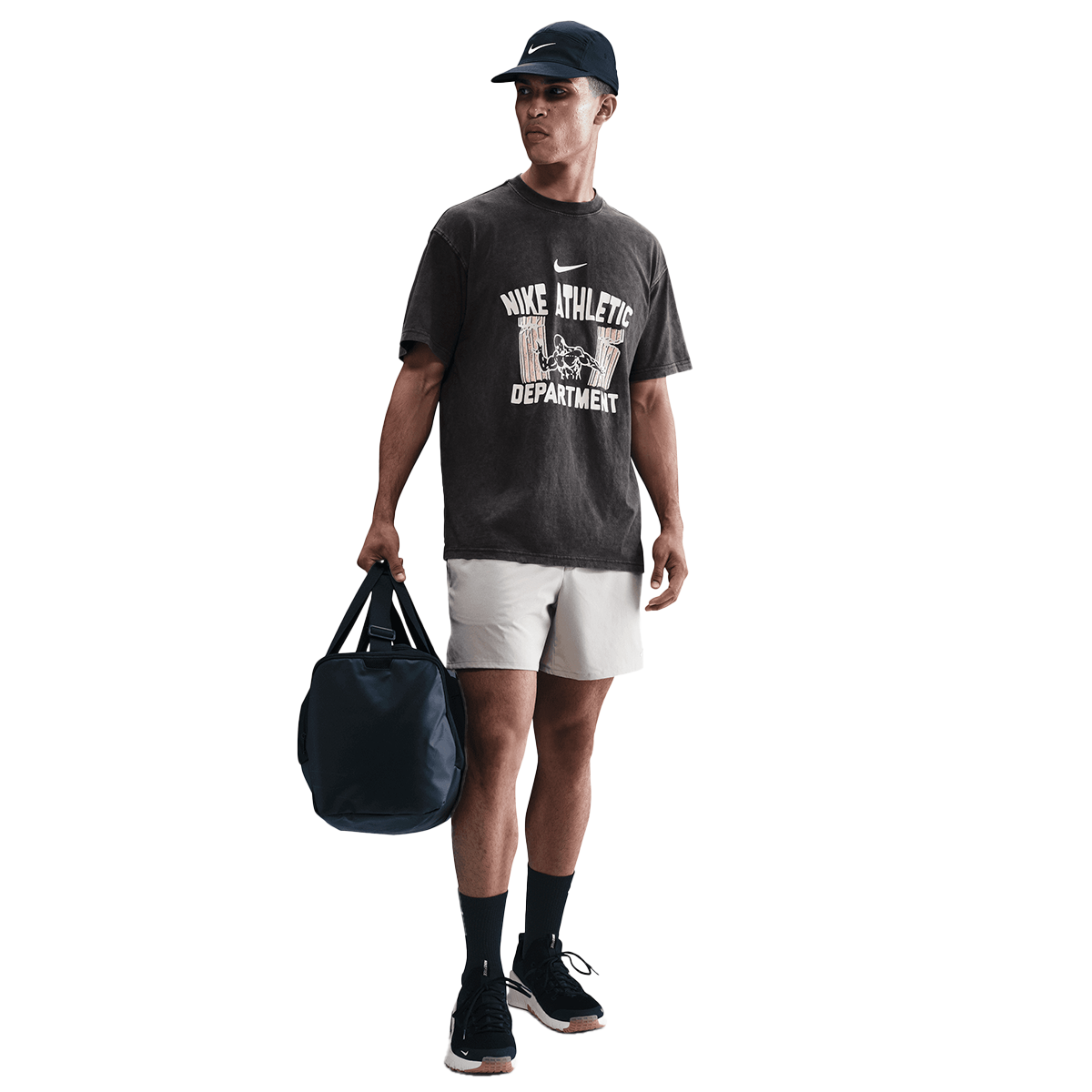 Tričko Nike Men's Gym Heritage T-Shirt Čierna | HV4176-010, 0