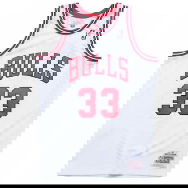 Dres Mitchell & Ness Chicago Bulls Scottie Pippen Swingman Jersey Biela | SMJYAC18054-CBUWHIT97SPI, 0