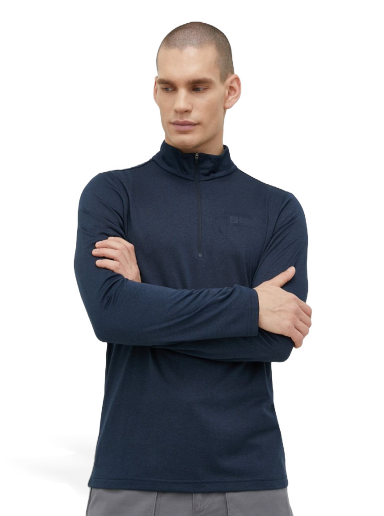 Tričko Jack Wolfskin Sky Thermal Shirt Navy | 1808771