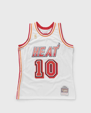 Dres Mitchell & Ness NBA Swingman Jersey Miami Heat 1996-97 Tim Hardaway #10 Biela | SMJY3375-MHE96THAWHIT, 0
