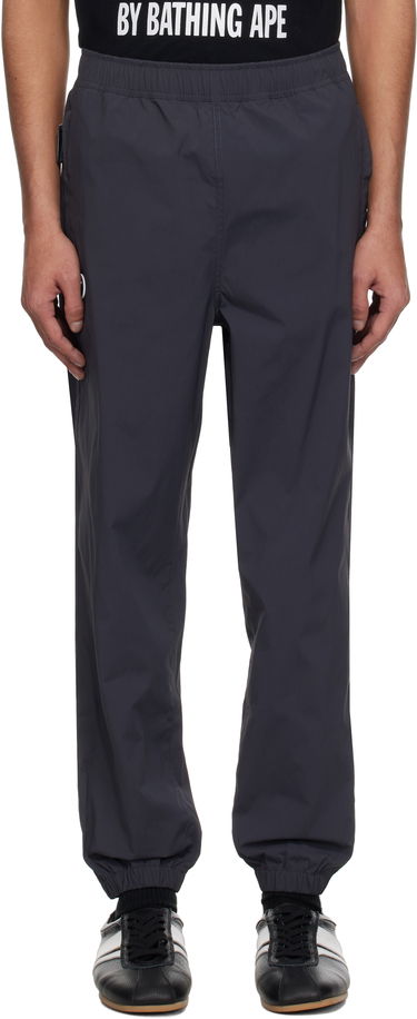 Tepláky AAPE by A Bathing Ape AAPE by A Bathing Ape 'AAPE Now' Woven Sweatpants Šedá | AAPPTMB664XXO, 0