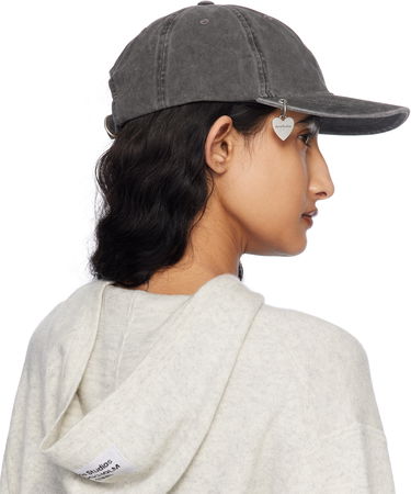 Šiltovka Acne Studios Acne Studios Twill Pendant Cap Šedá | C40397-, 2