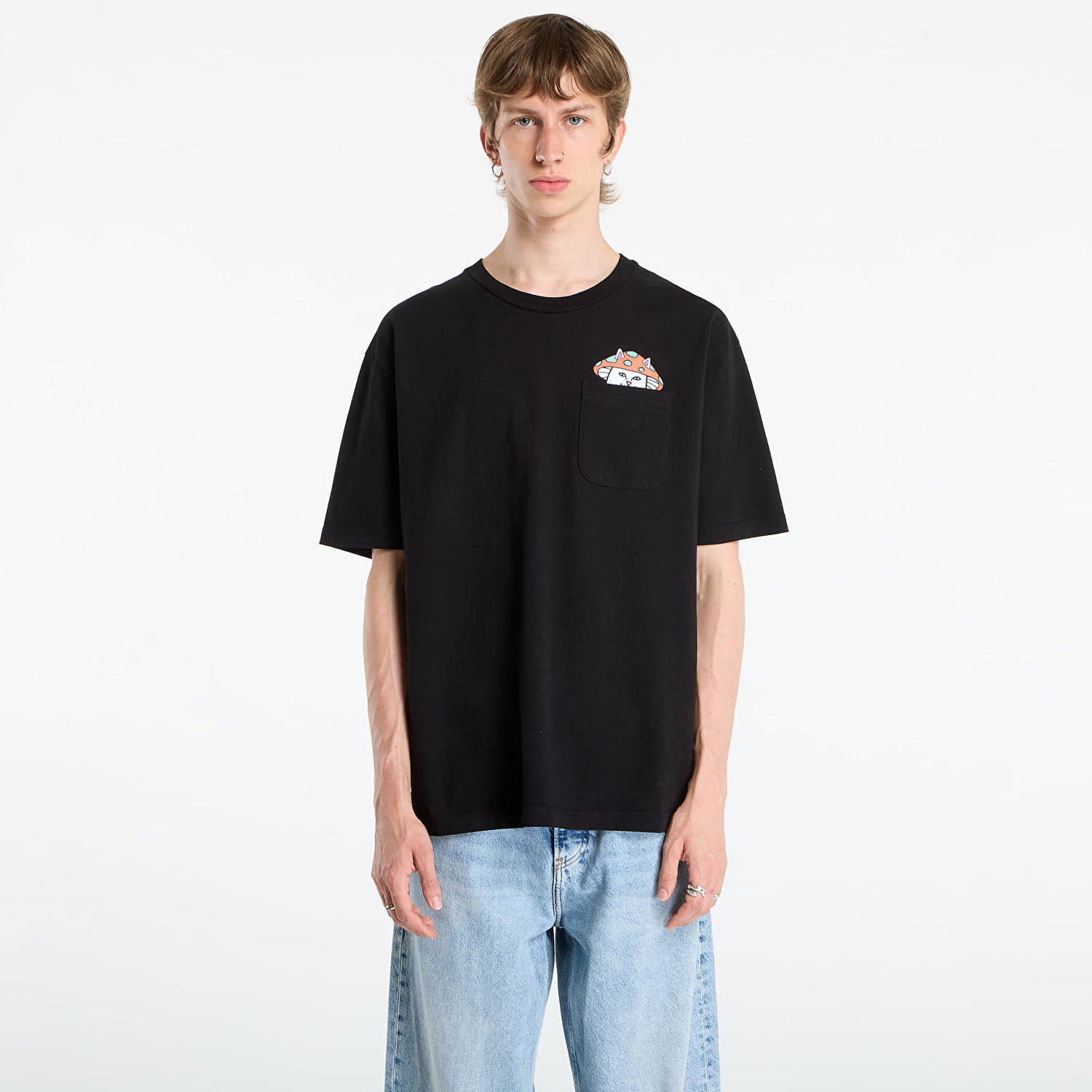 Tričko RIPNDIP RIPNDIP Lord Shroomy Pocket T-Shirt Čierna | RNDFALL25141, 0