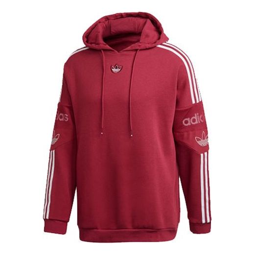 Mikina adidas Originals Adidas Originals TS TRF Fleece Lined Hoodie Červená | ED7116, 0
