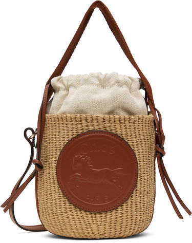 Kabelka CHLOÉ Chloé Small Horse Medal Basket Bag Béžová | CHC25SS592O82, 0