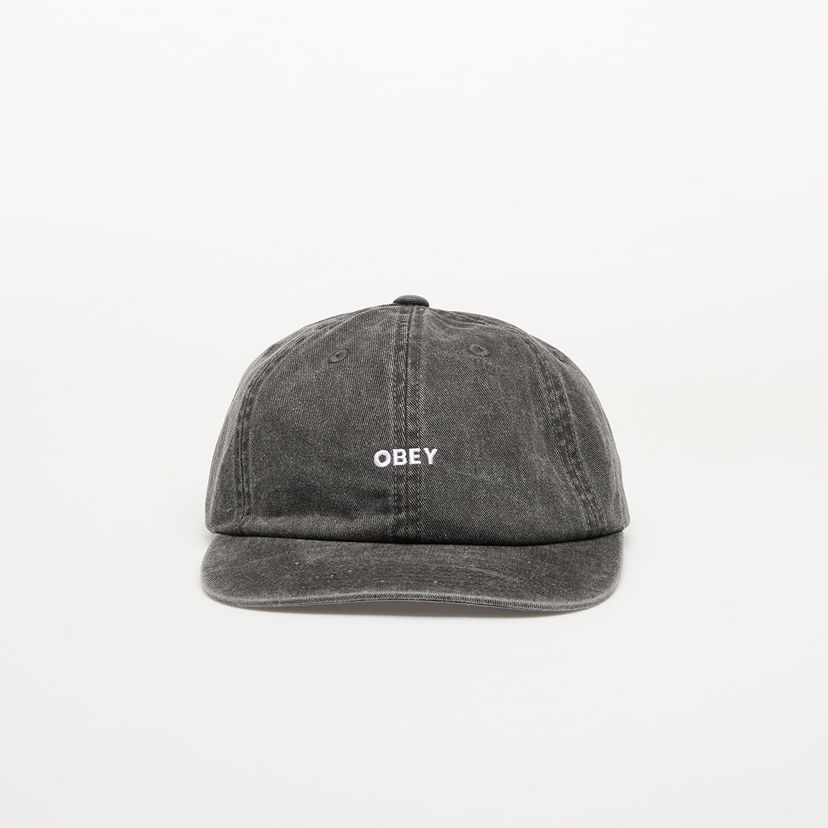 Šiltovka OBEY OBEY Pigment Bold 6 Panel Strapback Cap Čierna | 100580418-BLK