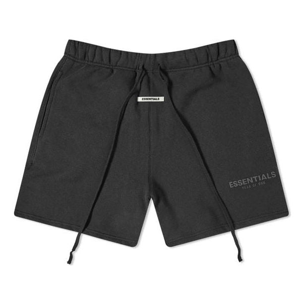 Šortky Fear of God Essentials Fleece Shorts Čierna | FOG-SS20-284