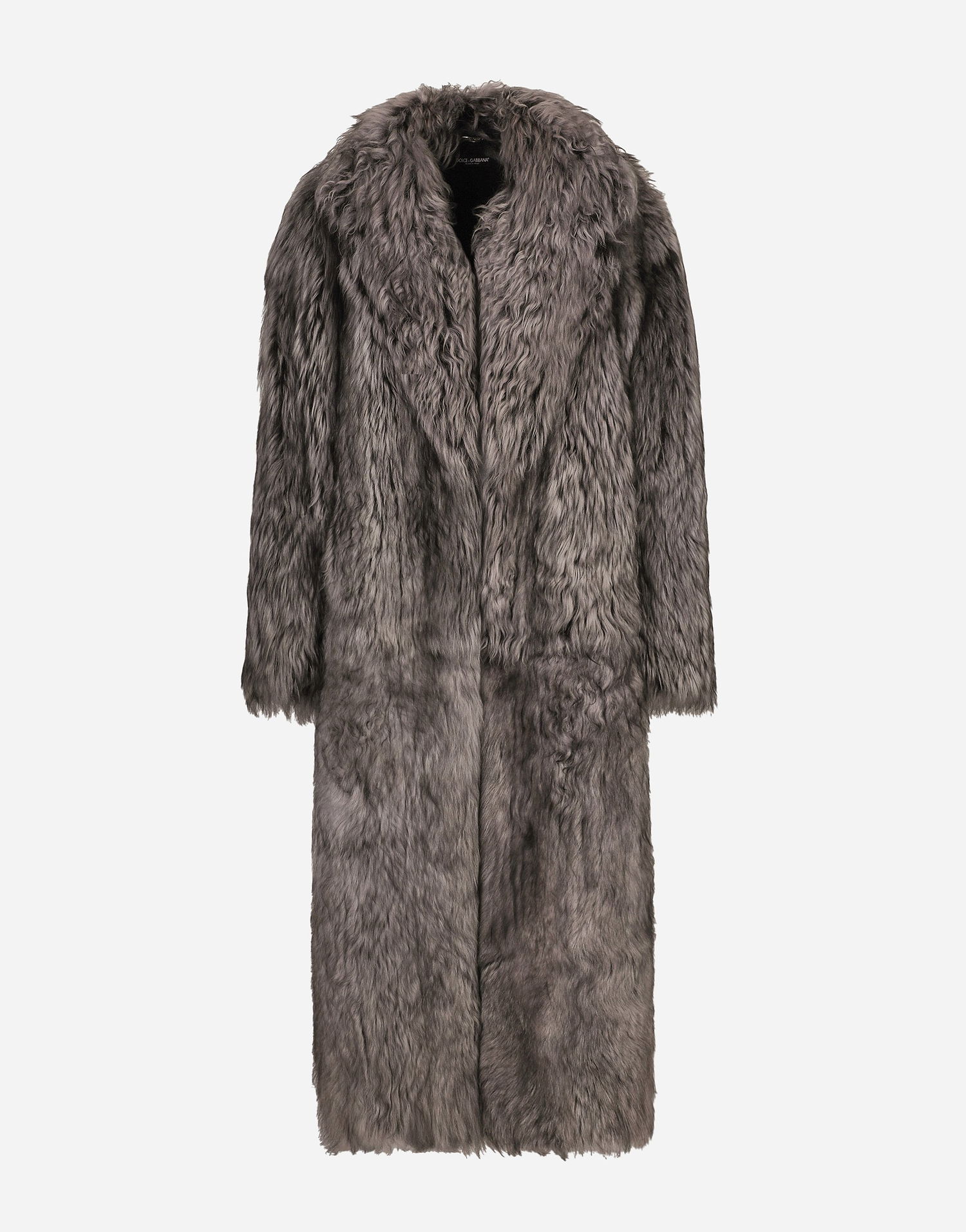 Kabáty Dolce & Gabbana Shearling Coat Gray Šedá | G049VLFUP88N4032, 0