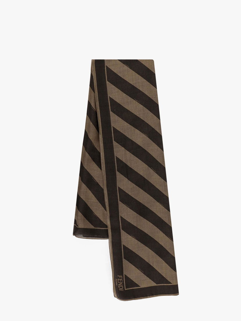 Šál FENDI Fendi Striped Shawl Hnedá | FXS323AUUCF0VAT