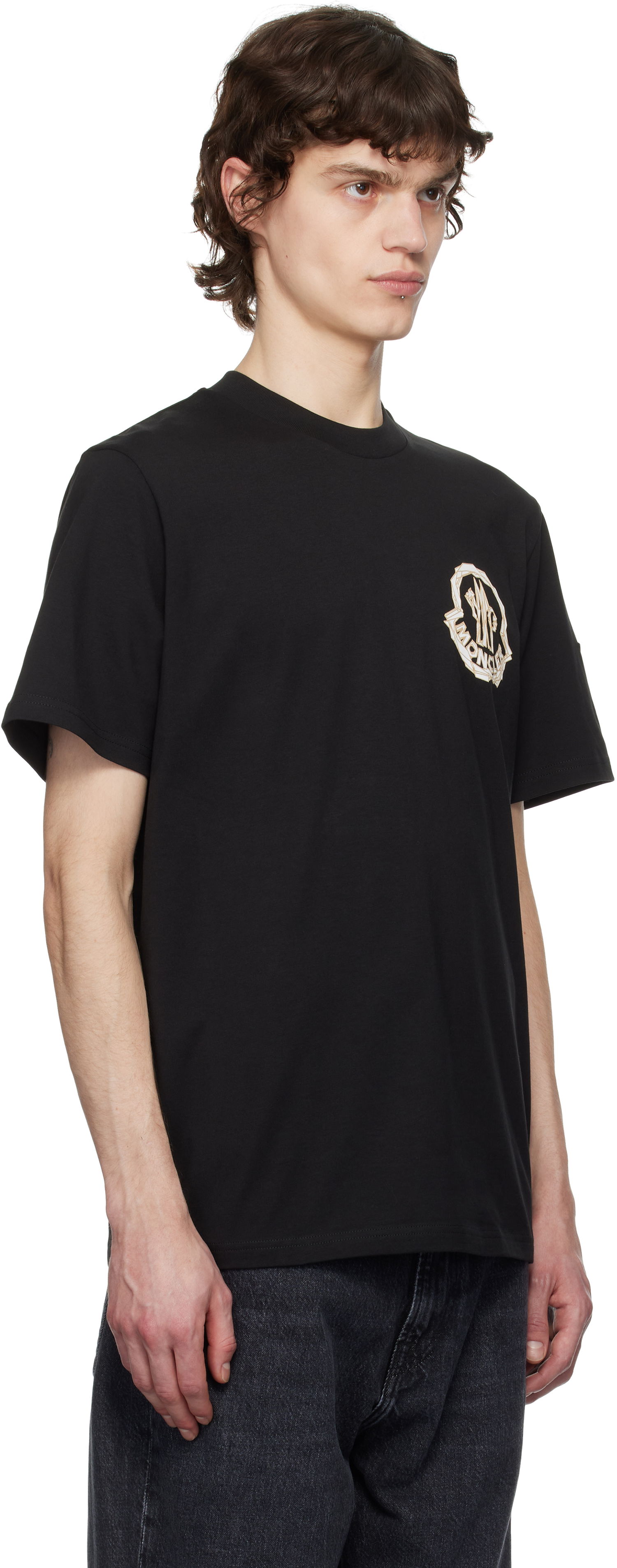 Tričko Moncler Moncler Archivo Creativo T-Shirt Čierna | K10918C0005289AJS, 1