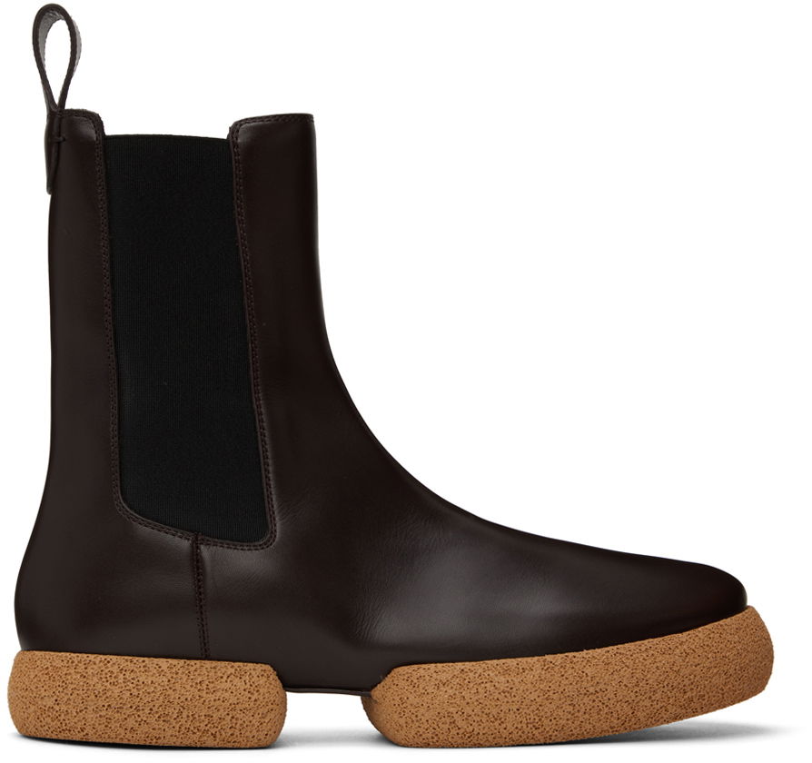 Dries Van Noten Leather Chelsea Boots