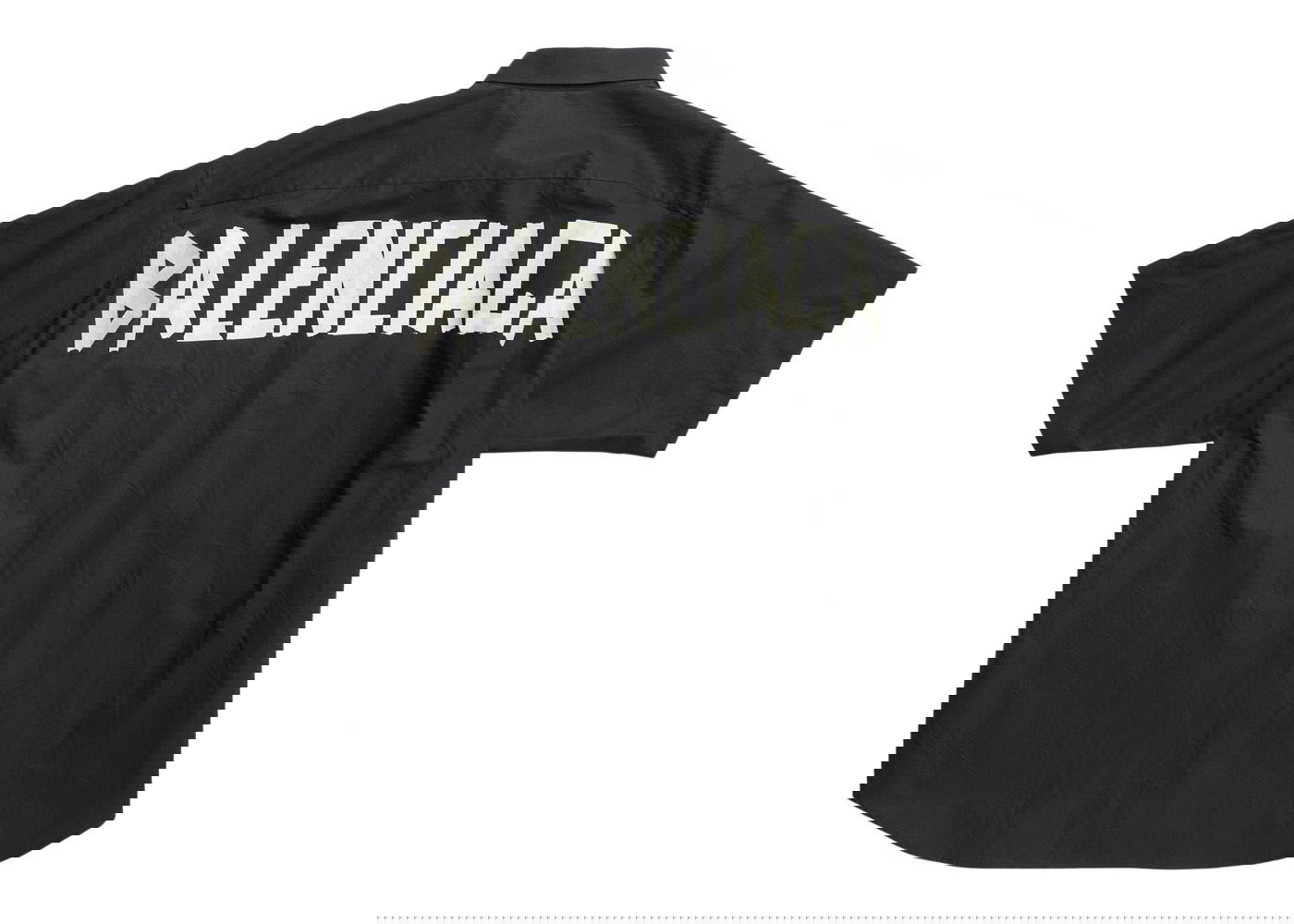 Košeľa Balenciaga Tape Type Shirt Čierna | 738761TNM601000, 0
